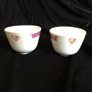Set of 2 Traditional Chinese Style Tea Cups